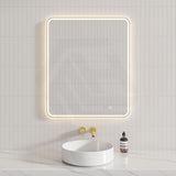600/750/800/900/1200/1500mm Rectangle Framed LED Mirror Touch Sensor Vertical/Horizontal Variant Colour Available