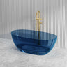 Noto Transparent Oval Shape Freestanding Bathtub NO Overflow 1500/1700mm - Custom Colours
