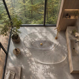 Noto Transparent Oval Shape Freestanding Bathtub NO Overflow 1500/1700mm - Custom Colours