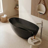 Petii Transparent Egg Shape Freestanding Bathtub NO Overflow 1500x760x540/1700x850x550mm - Custom Colours