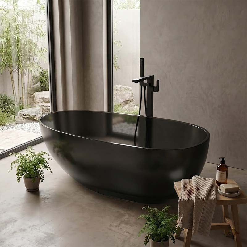 Petii Transparent Egg Shape Freestanding Bathtub NO Overflow 1500x760x540/1700x850x550mm - Custom Colours