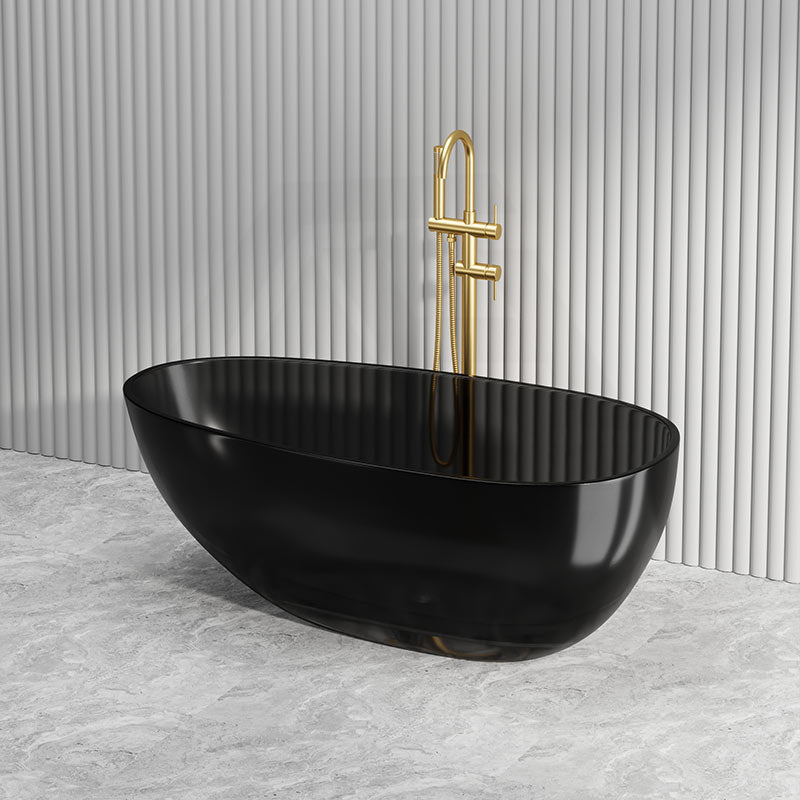 Petii Transparent Egg Shape Freestanding Bathtub NO Overflow 1500x760x540/1700x850x550mm - Custom Colours