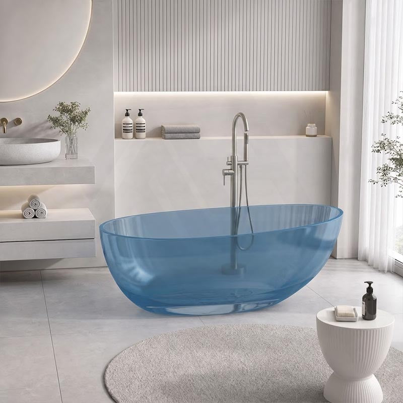 Petii Transparent Egg Shape Freestanding Bathtub NO Overflow 1500x760x540/1700x850x550mm - Custom Colours