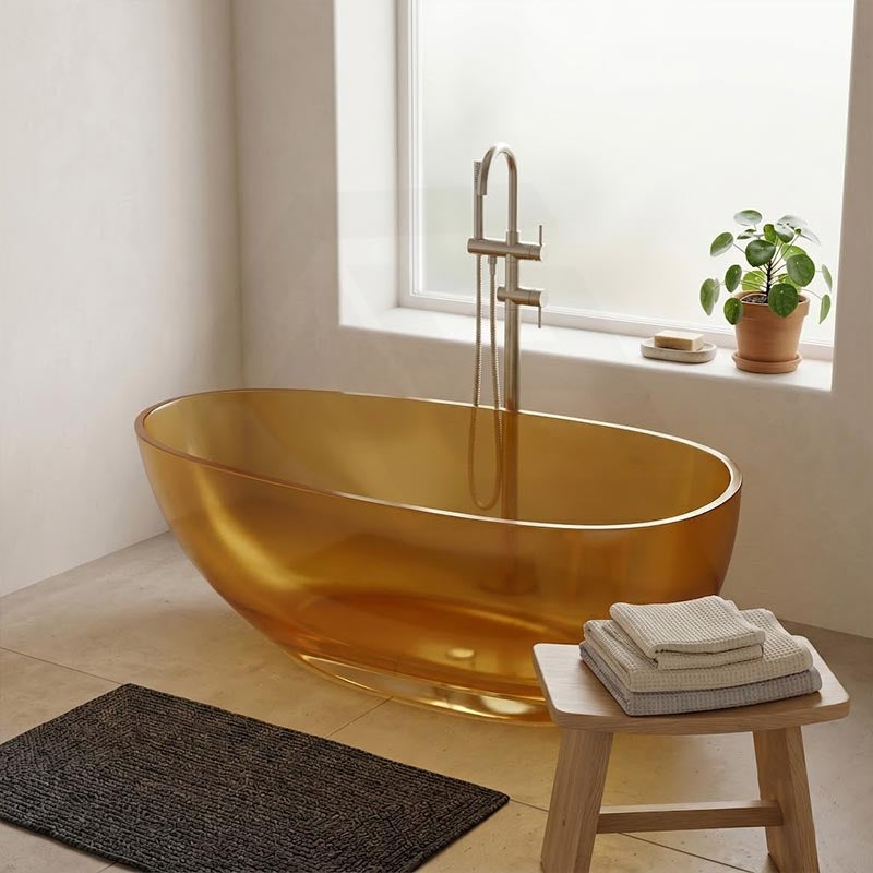 Petii Transparent Egg Shape Freestanding Bathtub NO Overflow 1500x760x540/1700x850x550mm - Custom Colours