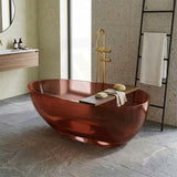 Petii Transparent Egg Shape Freestanding Bathtub NO Overflow 1500x760x540/1700x850x550mm - Custom Colours