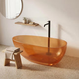 Petii Transparent Egg Shape Freestanding Bathtub NO Overflow 1500x760x540/1700x850x550mm - Custom Colours