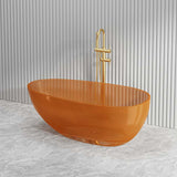 Petii Transparent Egg Shape Freestanding Bathtub NO Overflow 1500x760x540/1700x850x550mm - Custom Colours