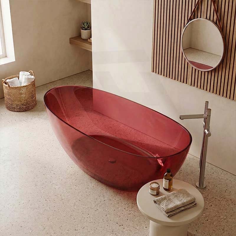 Petii Transparent Egg Shape Freestanding Bathtub NO Overflow 1500x760x540/1700x850x550mm - Custom Colours