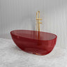Petii Transparent Egg Shape Freestanding Bathtub NO Overflow 1500x760x540/1700x850x550mm - Custom Colours