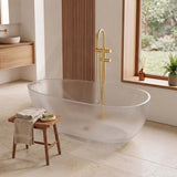 Petii Transparent Egg Shape Freestanding Bathtub NO Overflow 1500x760x540/1700x850x550mm - Custom Colours