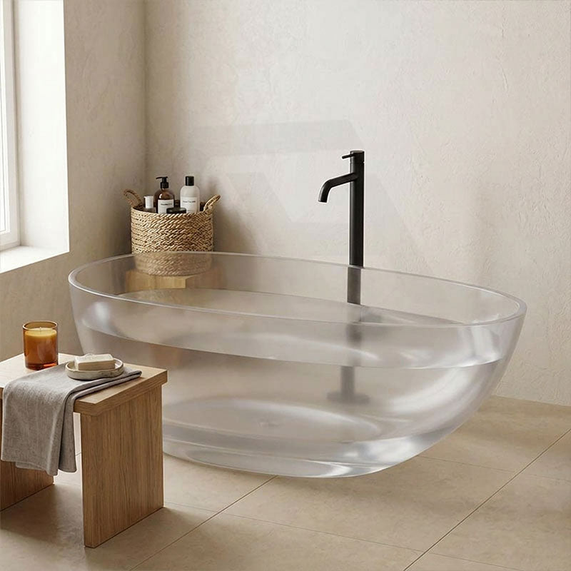 Petii Transparent Egg Shape Freestanding Bathtub NO Overflow 1500x760x540/1700x850x550mm - Custom Colours
