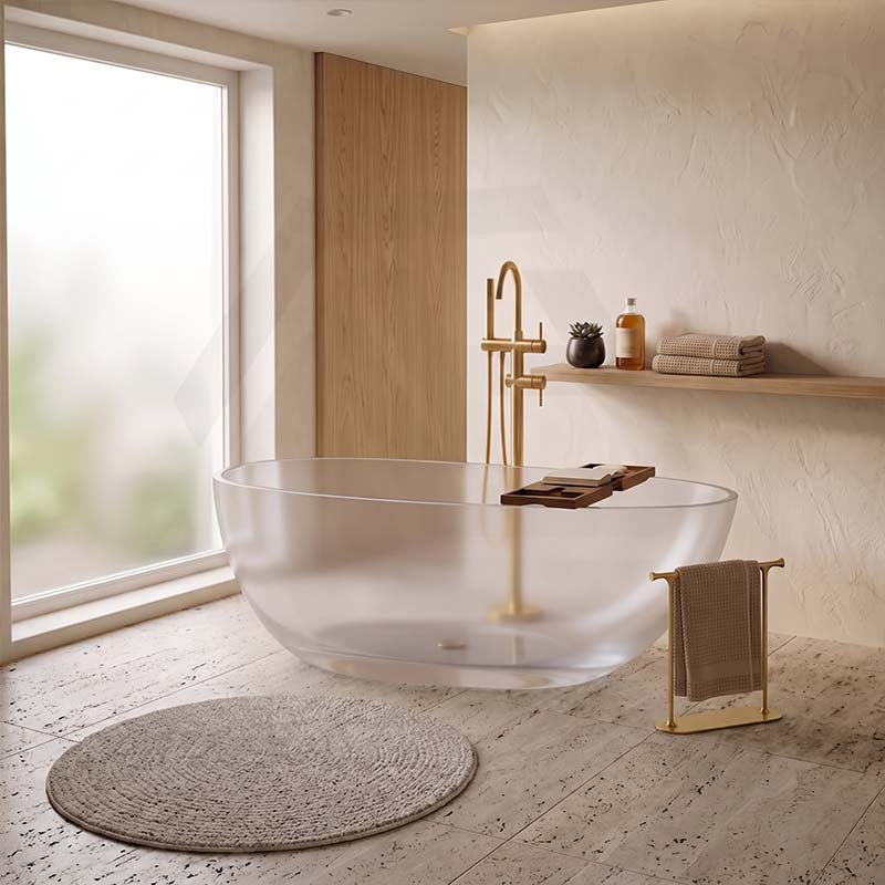 Petii Transparent Egg Shape Freestanding Bathtub NO Overflow 1500x760x540/1700x850x550mm - Custom Colours