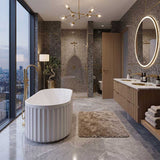 Roma Freestanding Oval Bathtub Acrylic NO Overflow 1500/1700mm - Variant Colour Available