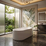 Roma Freestanding Oval Bathtub Acrylic NO Overflow 1500/1700mm - Variant Colour Available