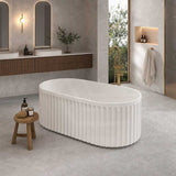Roma Freestanding Oval Bathtub Acrylic NO Overflow 1500/1700mm - Variant Colour Available