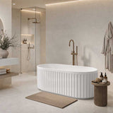 Roma Freestanding Oval Bathtub Acrylic NO Overflow 1500/1700mm - Variant Colour Available
