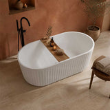 Roma Freestanding Oval Bathtub Acrylic NO Overflow 1500/1700mm - Variant Colour Available