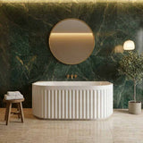 Roma Back to Wall Bathtub Acrylic NO Overflow 1500/1700mm - Variant Colour
