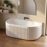 Roma Back to Wall Bathtub Acrylic NO Overflow 1500/1700mm - Variant Colour