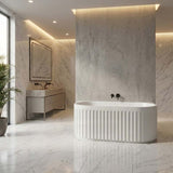 Roma Back to Wall Bathtub Acrylic NO Overflow 1500/1700mm - Variant Colour