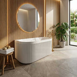 Roma Back to Wall Bathtub Acrylic NO Overflow 1500/1700mm - Variant Colour