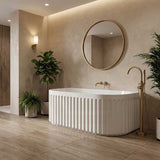 Roma Back to Wall Bathtub Acrylic NO Overflow 1500/1700mm - Variant Colour