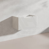 750mm Vienna Wall Hung Vanity Fluted Style PVC Coating 5 Colours Available