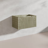 750mm Vienna Wall Hung Vanity Fluted Style PVC Coating 5 Colours Available