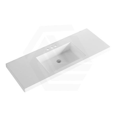 Volvo 460-1500mm Gloss/Matt White Polymarble Tops for Single or Double Bowls Bathroom Vanity