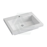 600x465x135mm Single Bowl Poly Top with 1 Tap Hole No Overflow