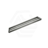 Norico 600/800 Square Double Towel Rail Stainless Steel Variant Colour Available