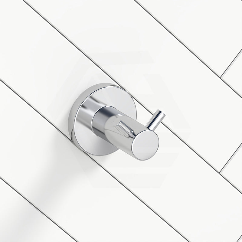 Euro Pin Lever Round Stainless Steel Double Robe Hook Wall Mounted In Various Colour