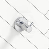 Euro Pin Lever Round Stainless Steel Double Robe Hook Wall Mounted In Various Colour