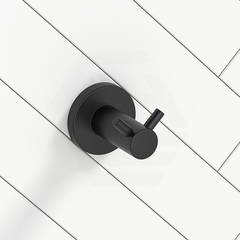 Euro Pin Lever Round Stainless Steel Double Robe Hook Wall Mounted In Various Colour