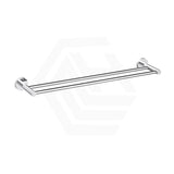 #Chrome Otus Slimline 600mm/900mm SS304 Double Towel Rail