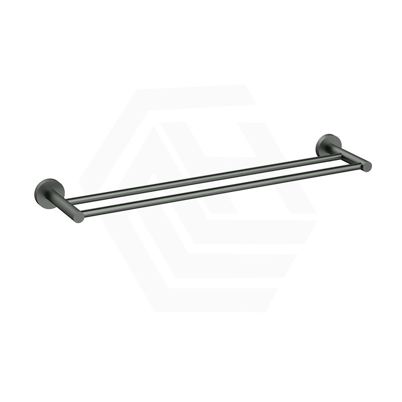 M#1(Gunmetal-Grey) Otus Slimline 600mm/900mm SS304 Double Towel Rail