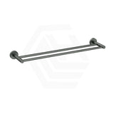 M#1(Gunmetal-Grey) Otus Slimline 600mm/900mm SS304 Double Towel Rail