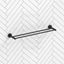 #Matt Black Otus Slimline 600mm/900mm SS304 Double Towel Rail