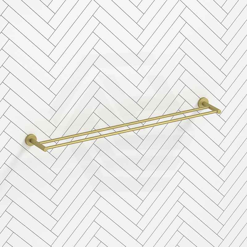 G#4(Gold) Otus Slimline 600mm/900mm SS304 Double Towel Rail