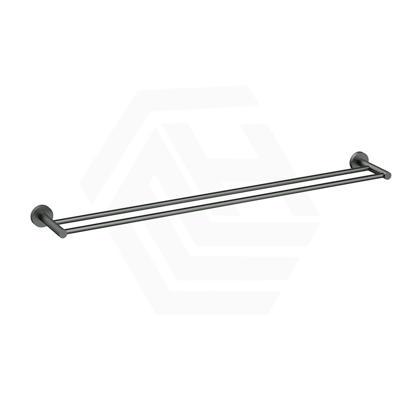 M#1(Gunmetal-Grey) Otus Slimline 600mm/900mm SS304 Double Towel Rail