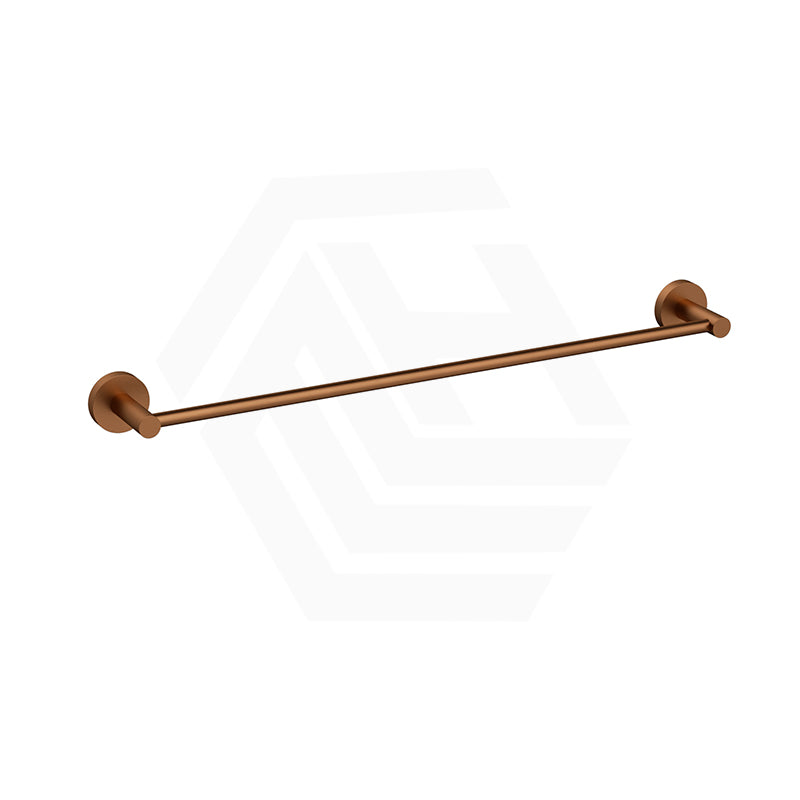 #Brushed Copper Otus Slimline 600mm SS304 Single Towel Rail