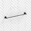 #Matt Black Otus Slimline 600mm SS304 Single Towel Rail