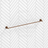 #Brushed Copper Otus Slimline 900mm SS304 Single Towel Rail