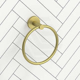G#4(Gold) Otus Slimline Round Stainless Steel Hand Towel Ring