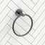 M#1(Gunmetal-Grey) Otus Slimline Round Stainless Steel Hand Towel Ring
