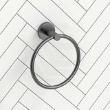 M#1(Gunmetal-Grey) Otus Slimline Round Stainless Steel Hand Towel Ring