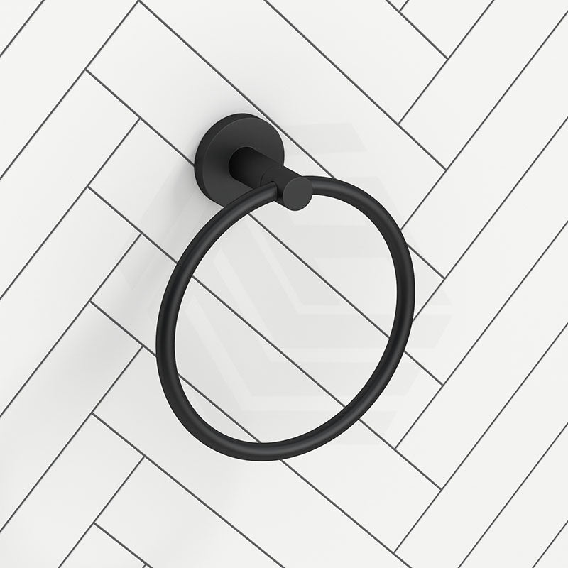 Otus Slimline Round Stainless Steel Hand Towel Ring Variant Colour Available