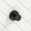 #Matt Black Otus Slimline SS304 Single Robe Hook
