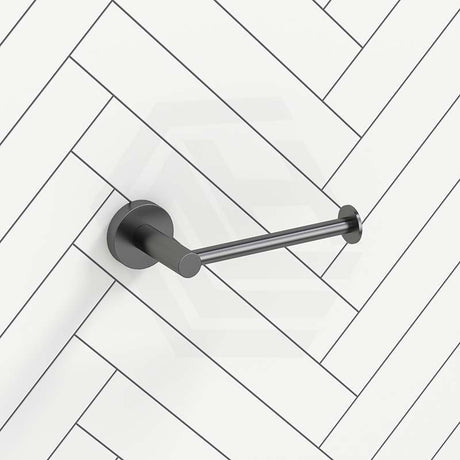 M#1(Gunmetal-Grey) Otus Slimline Round Stainless Steel Toilet Roll Holder