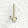 G#4(Gold) Otus Slimline Round Stainless Steel Toilet Brush Set
